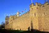 WALES, Cardiff, Cardiff Castle, walls, WAL149JPL