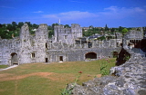 WALES, Monmouthshire, CHEPSTOW CASTLE walls, WAL742JPL