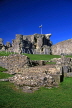 WALES, North Wales, Denbighshire, DENBIGH CASTLE, castle ruins, WAL638JPL