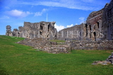 WALES, North Wales, Denbighshire, DENBIGH CASTLE, castle ruins, WAL822JPL