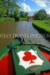 WALES, North Wales, Denbighshire, LLANGOLLEN Canal, and narrowboat, WAL790JPL