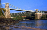 WALES, North Wales, Gwynedd, Menai Suspension Bridge (near Bangor), WAL776JPL