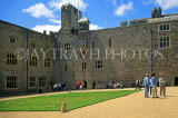 WALES, North Wales, Wrexham, CHIRK CASTLE, courtyard, WAL819JPL