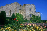 WALES, North Wales, Wrexham, CHIRK CASTLE and gardens, UK4571JPL