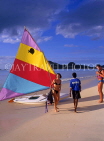 ANTIGUA, West Coast, sailboats and tourists, ANT668JPL