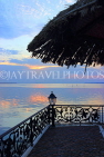 BAHRAIN, Al Jasra, sunset, dusk, view from seafront house terrace, BHR1515JPL