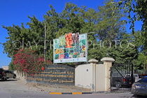 BAHRAIN, Budaiya, Farmers' Market, entrance sign, BHR1042JPL