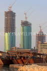 BAHRAIN, Manama, Financial Harbour area, traditional fishing boats (dhows), BHR751JPL