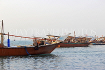 BAHRAIN, Manama, Financial Harbour area, traditional fishing boats (dhows), BHR780JPL