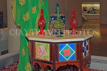 BAHRAIN, Manama, Hoora, Bahrain National Museum, furniture and glassware, BHR990JPL