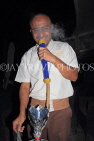 BAHRAIN, Muharraq, Amwaj Islands, cafe scene, waiter testing Shisha Pipe, BHR1570JPL