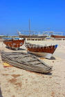 BAHRAIN, Muharraq, Arad Fort, traditional dhows on display, BHR568JPL