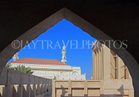 BAHRAIN, Muharraq, Shaikh Isa Bin Ali House, and mosque minaret, BHR793JPL
