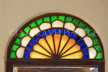BAHRAIN, Muharraq, Shaikh Isa Bin Ali House, stained glass window, BHR825JPL