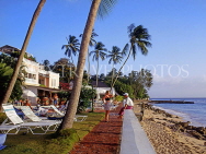 BARBADOS, West Coast, beach and view from Cobblers Cove Hotel area, BAR1360JPL
