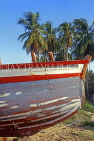 BARBADOS, West Coast, boatyard, fishing village, boat detail, BAR121JPL