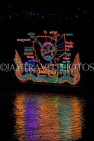 CAMBODIA, Phnom Penh, Water Festival, illuminated flotillas, Tonle Sap River, CAM1591JPL