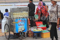 CAMBODIA, Phnom Penh, Water Festival, street food stalls by the riverside,CAM1869JPL