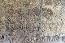 CAMBODIA, Siem Reap, Angkor Wat, Bas Relief Galleries, CAM428JPL