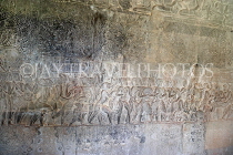 CAMBODIA, Siem Reap, Angkor Wat, Bas Relief Galleries, CAM430JPL