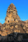 CAMBODIA, Siem Reap, Angkor Wat, and early morning view, great tower, CAM619JPL