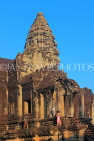 CAMBODIA, Siem Reap, Angkor Wat, and early morning view of temple complex, CAM570JPL