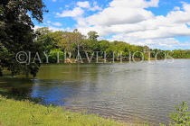 CAMBODIA, Siem Reap, Angkor Wat, moat surrounding the temple complex, CAM385JPL