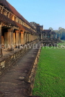 CAMBODIA, Siem Reap, Angkor Wat, outer courtyard, first level corridors, CAM603JPL