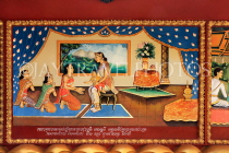 CAMBODIA, Siem Reap, Wat Preah Prom Rath, temple site, gallery of murals, CAM2130JPL