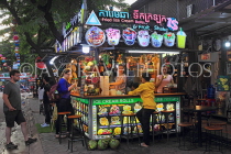 CAMBODIA, Siem Reap, stall selling ice creams and deserts, CAM2344JPL