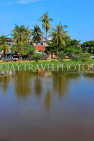 CAMBODIA, Siem Reap, town centre, Siem Reap River, CAM2296JPL