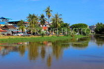 CAMBODIA, Siem Reap, town centre, Siem Reap River, CAM2297JPL