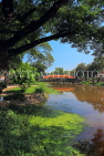 CAMBODIA, Siem Reap, town centre, Siem Reap River, CAM2304JPL