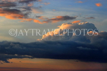CAMBODIA, Tonle Sap Lake, sunset view, near Mechrey Floating Village, CAM906JPL