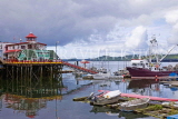CANADA, British Columbia, Prince Rupert, Cow Bay, harbour and boats, CAN816JPL