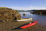 CANADA, British Columbia, Prince Rupert, Kayaks on Skeena River, CAN788JPL