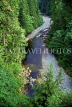 CANADA, British Columbia, VANCOUVER, Capilano River, view from Suspension Bridge, CAN675JPL