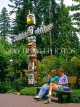 CANADA, British Columbia, VANCOUVER, Capilano Suspension Bridge & Park, Totem Pole, VAN812JPL