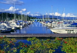 CANADA, British Columbia, VANCOUVER, Coal Harbour, towards Stanley Park and Marina, CAN668JPL