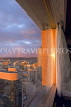 CANADA, Manitoba, WINNIPEG, sunset from window of hotel room, CAN904JPL