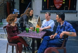 CANADA, Ontario, TORONTO, drinkers ourside a pub, CAN570JPL