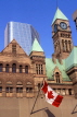 CANADA, Ontario, TORONTO, old & new architecture, City Hall buildings, TOR145JPL