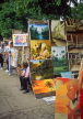 CUBA, Havana, local artists' work on display (for sale), CUB1026JPL