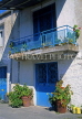 CYPRUS, Paphos area villages, KATHIKAS, typical blue and white houses, CYP434JPL