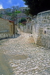 CYPRUS, Troodos Mountainsy, LOFOU village, stone built street, CYP349JPL