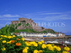Channel Islands, JERSEY, Gorey, Mt Orguel Castle, UK330JPL