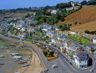 Channel Islands, JERSEY, Gorey, town and coastal view, UK10389JPL