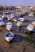 Channel Islands, JERSEY, boats in harbour, at low tide, UK10397JPL