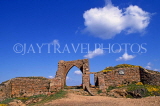 Channel Islands, JERSEY, ruins of GRONEZ Castle, UK655JPL