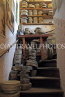 Czech Rep, PRAGUE, Prague Castle complex, Golden Lane, small house interior, CZ1348JPL